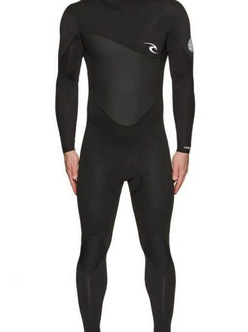 Rip Curl Men’s Black Long Sleeve Swim Rash Guard Wetsuit